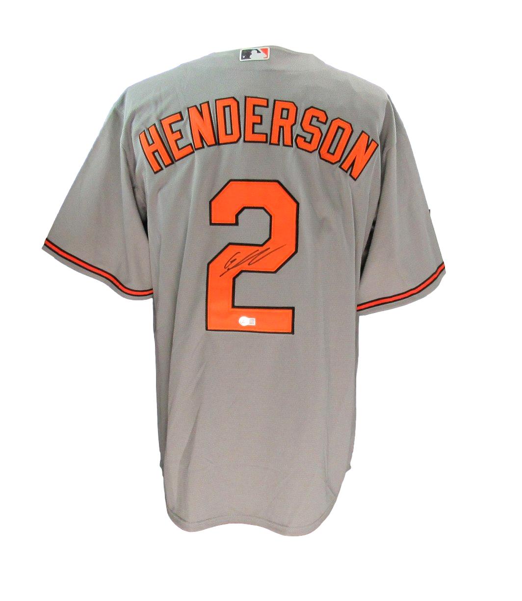 Gunnar Henderson Signed Orioles Jersey (Beckett) at PristineAuction.com Gunnar Henderson Signed Orioles Jersey (Beckett) at PristineAuction.com