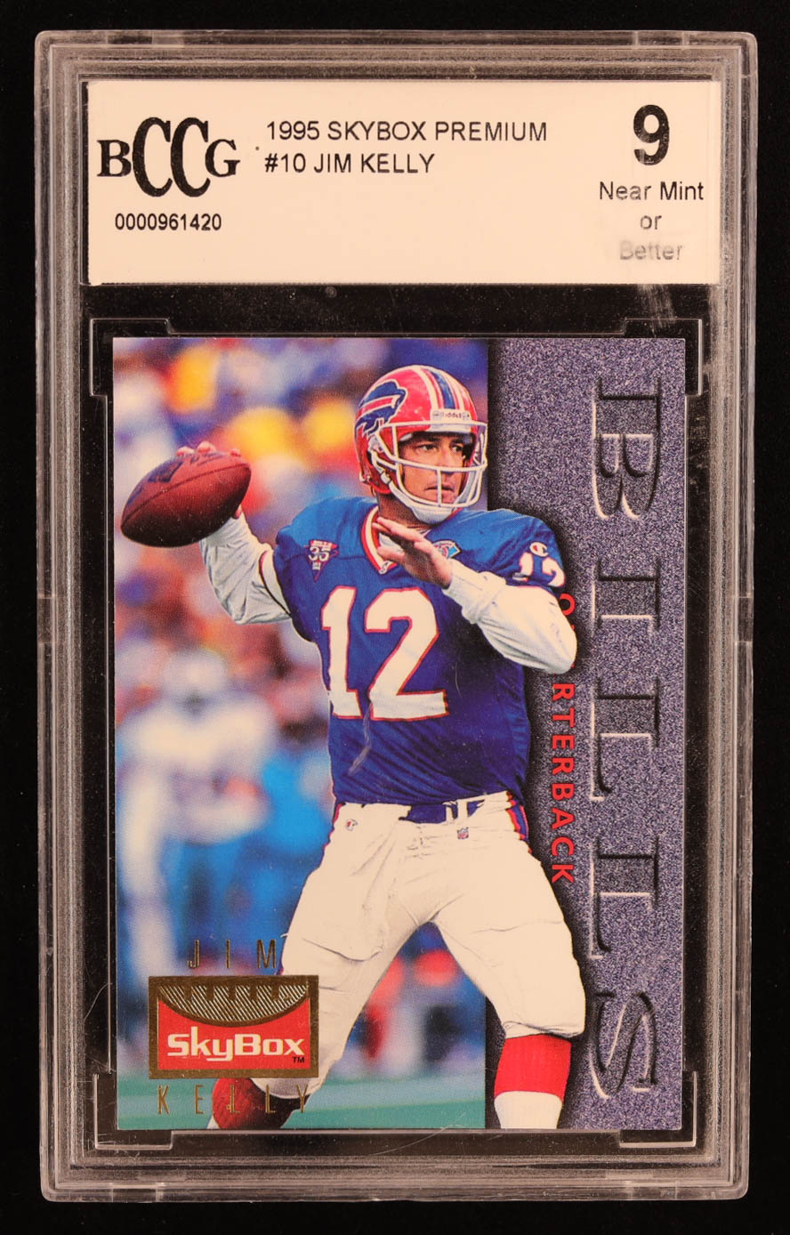 Jim Kelly 1995 SkyBox Premium #10 (BCCG 9) at PristineAuction.com Jim Kelly 1995 SkyBox Premium #10 (BCCG 9) at PristineAuction.com