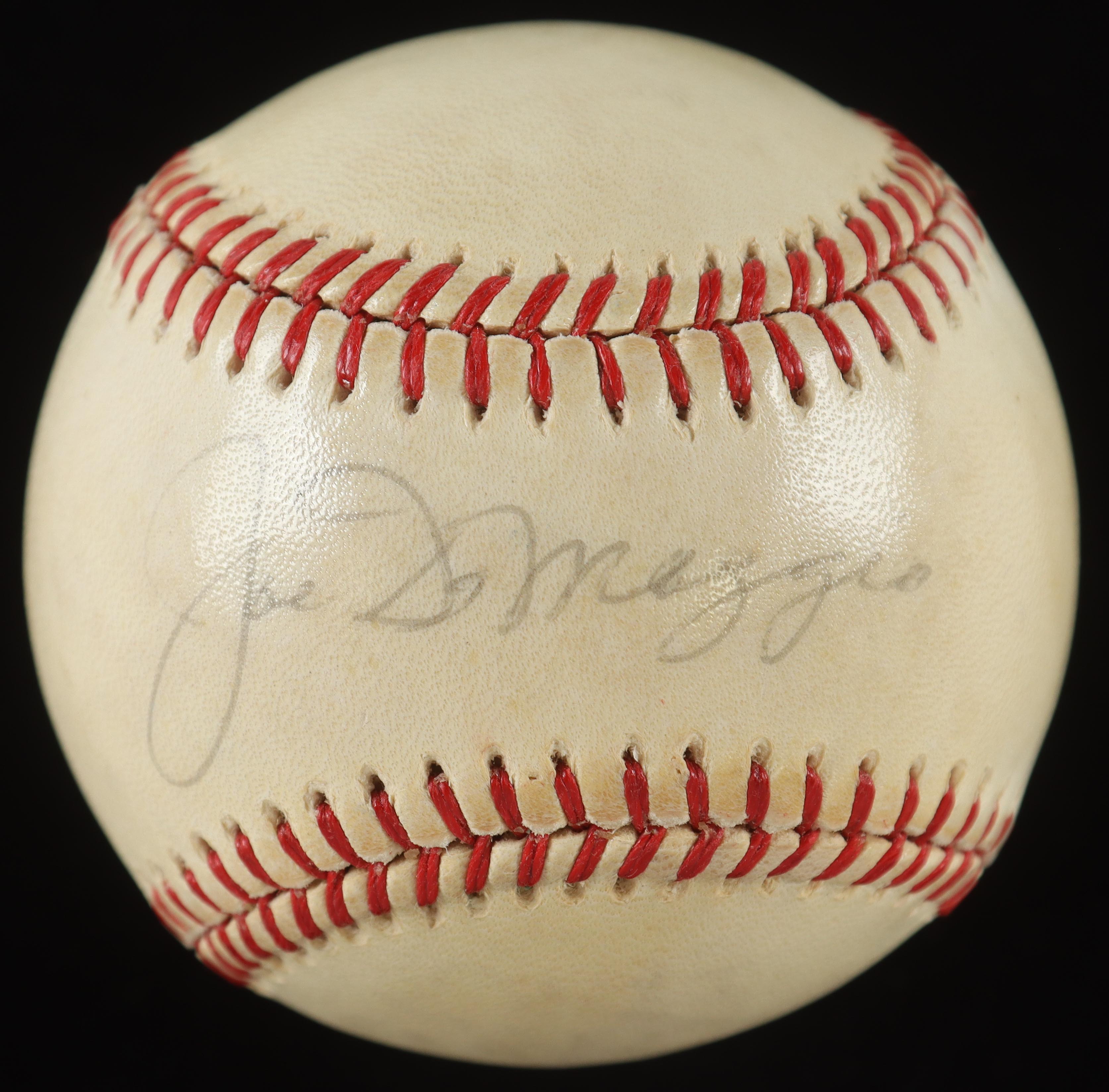 Joe DiMaggio Signed OAL Baseball in Wood & Glass Display Case (PSA) at PristineAuction.com Joe DiMaggio Signed OAL Baseball in Wood & Glass Display Case (PSA) at PristineAuction.com