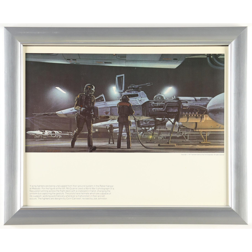 "Star Wars" Custom Framed Ralph McQuarrie Movie Production Concept Art