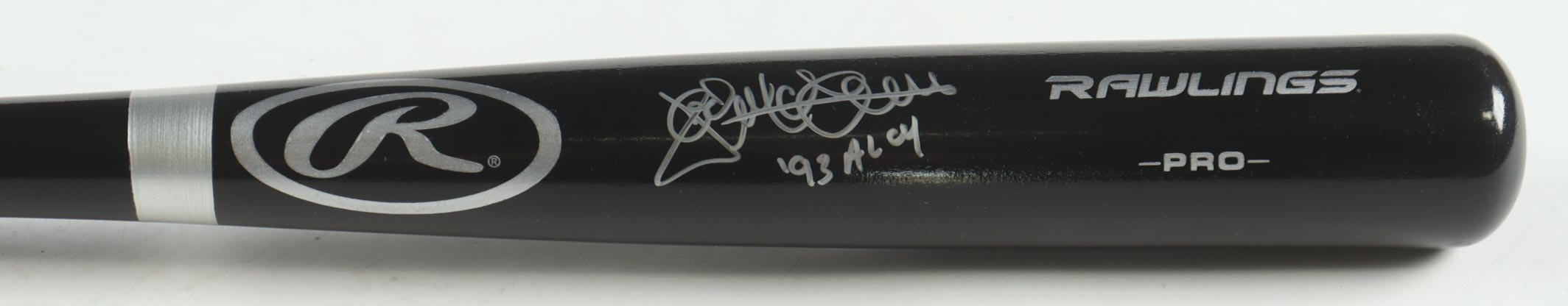 Jack McDowell Signed Rawlings Pro Baseball Bat Inscribed "93 AL CY" (Schwartz) at PristineAuction.com Jack McDowell Signed Rawlings Pro Baseball Bat Inscribed "93 AL CY" (Schwartz) at PristineAuction.com