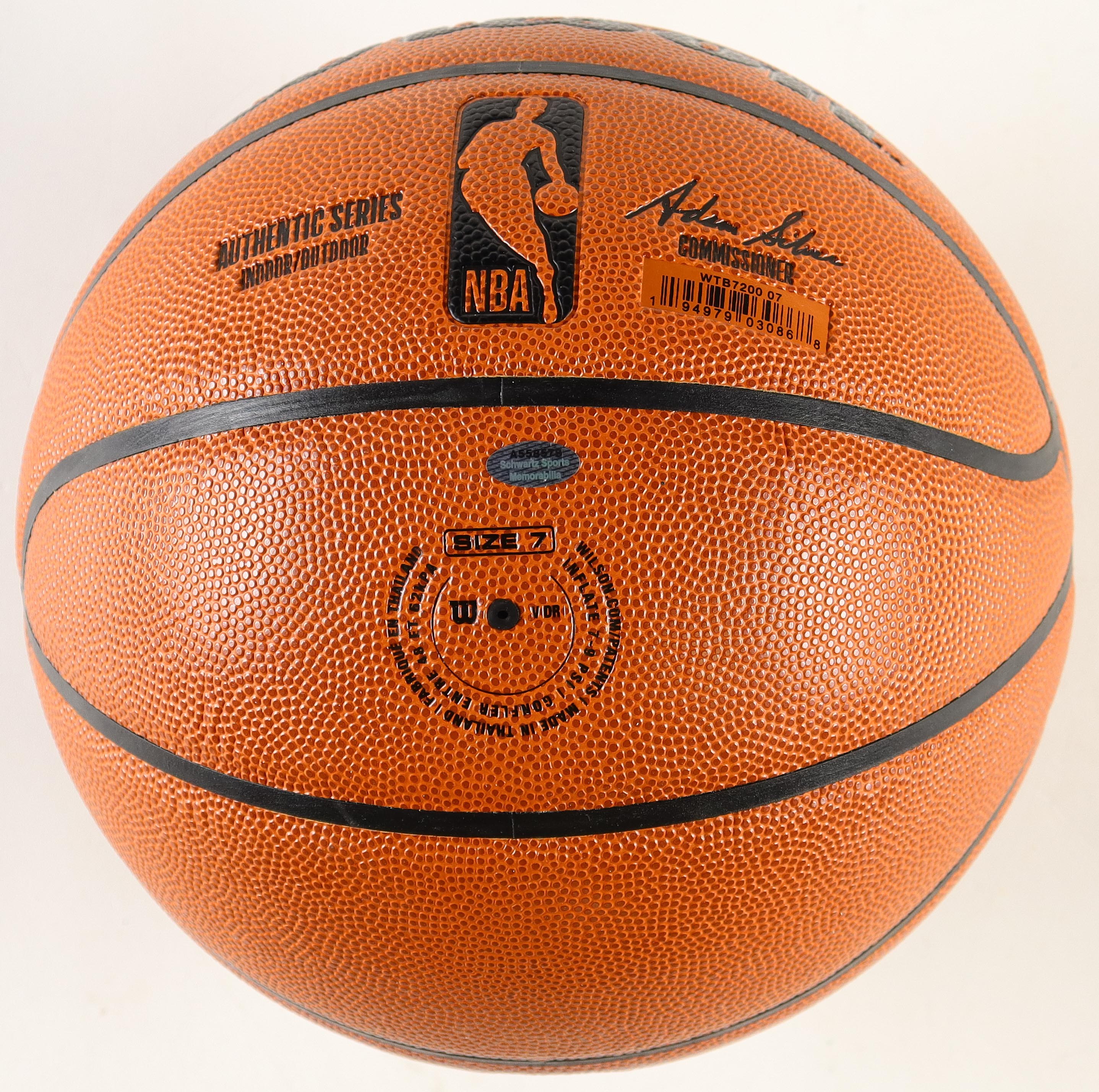 Gary Payton & Shawn Kemp Signed NBA Basketball Inscribed "The Glove" & "Reign Man" (Schwartz) at PristineAuction.com Gary Payton & Shawn Kemp Signed NBA Basketball Inscribed "The Glove" & "Reign Man" (Schwartz) at PristineAuction.com