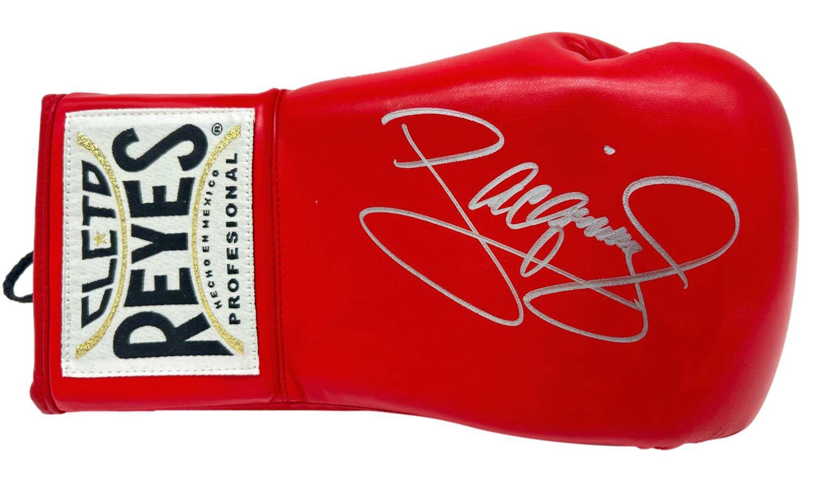 Manny Pacquiao Signed Cleto Reyes Boxing Glove (PSA) at PristineAuction.com Manny Pacquiao Signed Cleto Reyes Boxing Glove (PSA) at PristineAuction.com