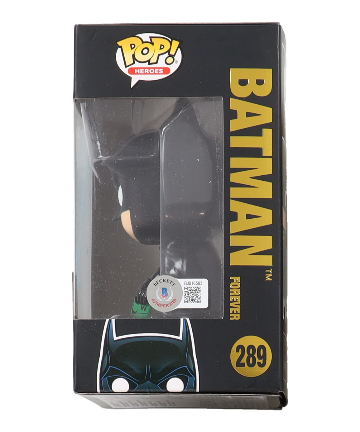 Christian Bale Signed Batman #289 Batman Forever Funko Pop! Vinyl Figure (Beckett) at PristineAuction.com Christian Bale Signed Batman #289 Batman Forever Funko Pop! Vinyl Figure (Beckett) at PristineAuction.com