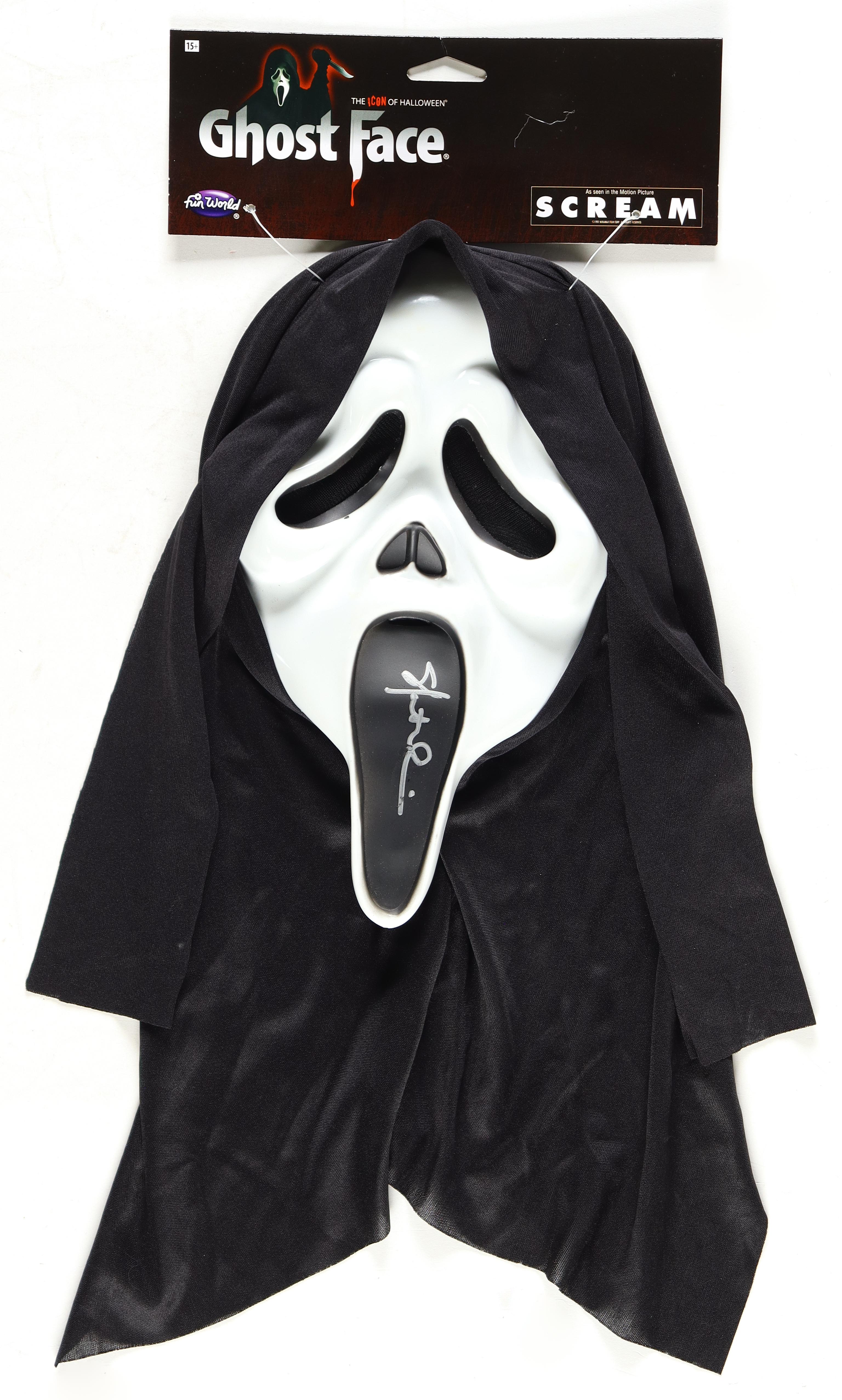 Skeet Ulrich Signed "Scream" Ghostface Mask (JSA) at PristineAuction.com Skeet Ulrich Signed "Scream" Ghostface Mask (JSA) at PristineAuction.com