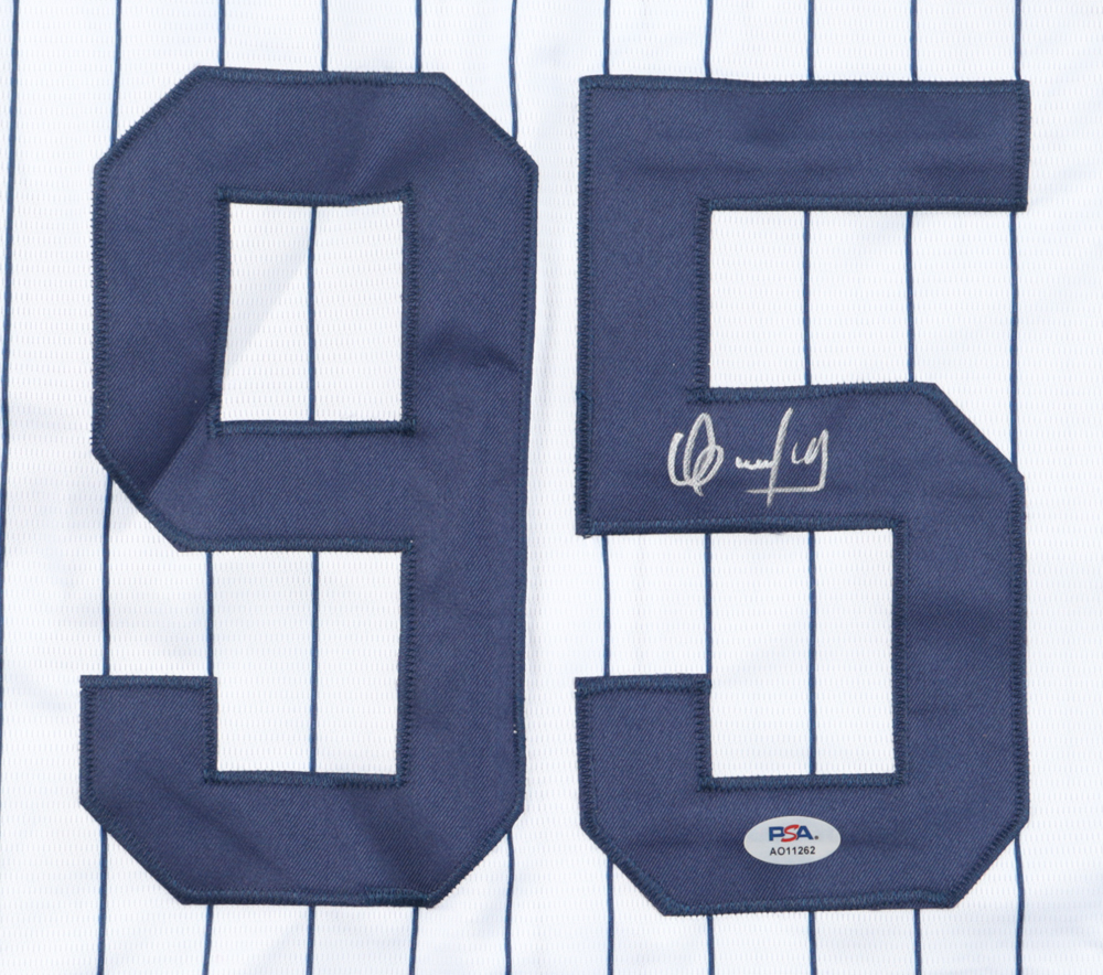 Oswaldo Cabrera Signed Jersey (PSA) at PristineAuction.com Oswaldo Cabrera Signed Jersey (PSA) at PristineAuction.com