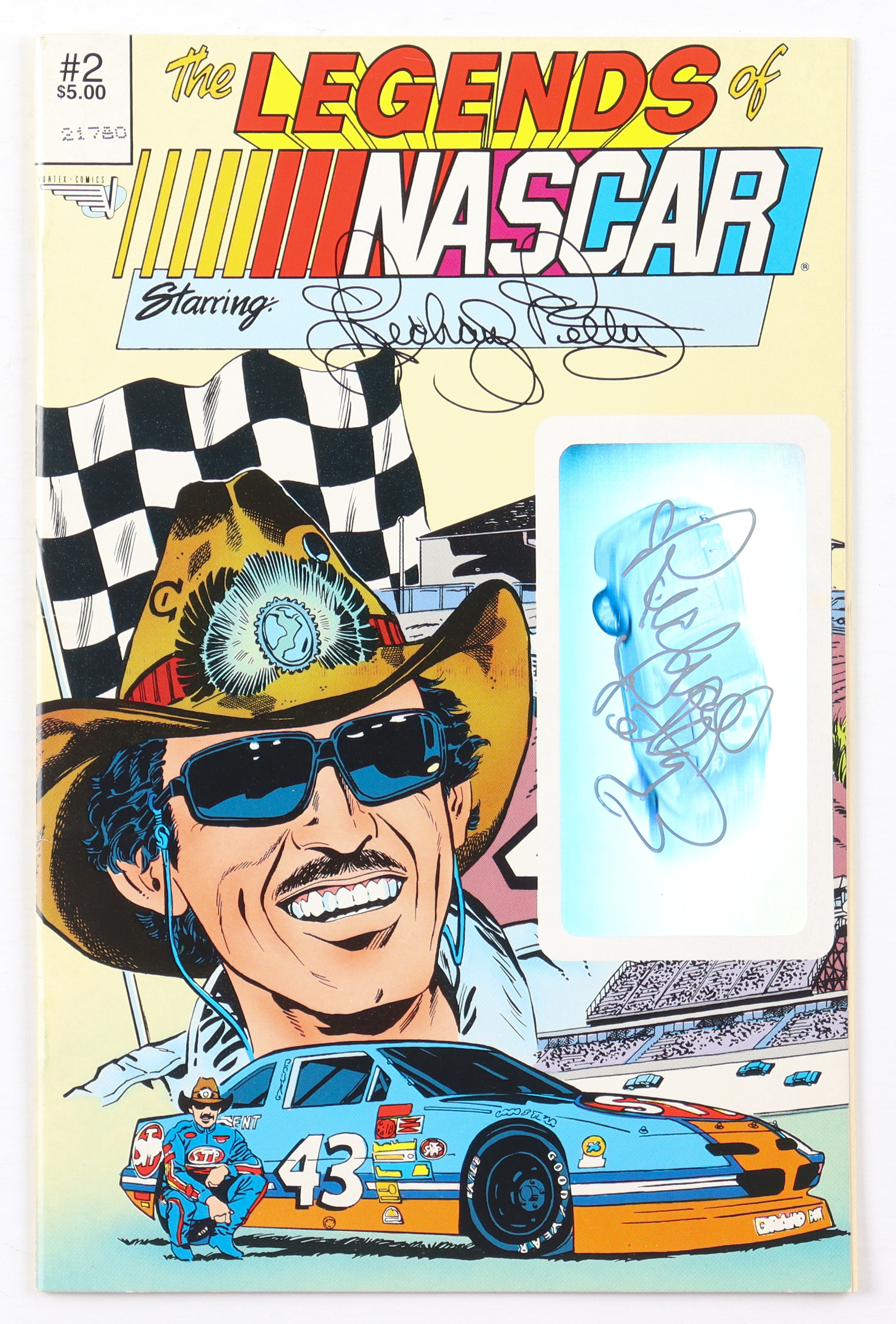 Richard Petty Signed Original Vintage "The Legends of NASCAR Starring Richard Petty" Special Hologram Edition #2 Comic Book | Owned by Richard Petty at PristineAuction.com Richard Petty Signed Original Vintage "The Legends of NASCAR Starring Richard Petty" Special Hologram Edition #2 Comic Book | Owned by Richard Petty at PristineAuction.com