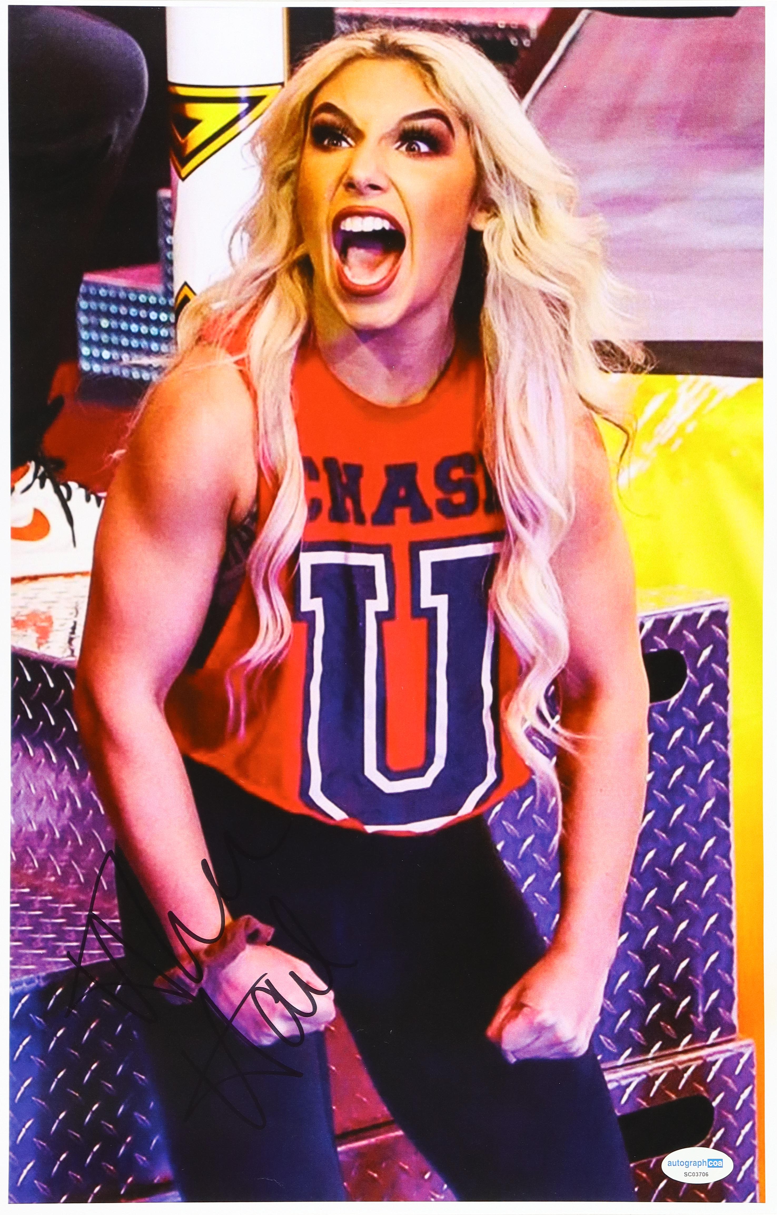 Thea Hail Signed WWE 11x17 Photo (ACOA) at PristineAuction.com Thea Hail Signed WWE 11x17 Photo (ACOA) at PristineAuction.com