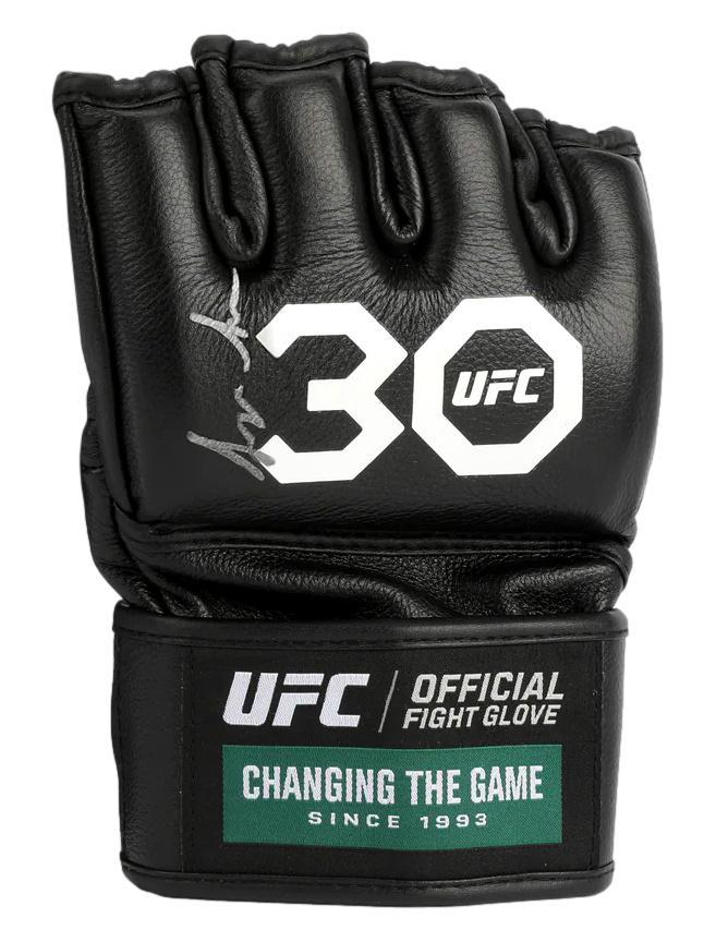 Sean O'Malley Signed 30th Anniversary Edition Official UFC Fight Glove (UFC) at PristineAuction.com Sean O'Malley Signed 30th Anniversary Edition Official UFC Fight Glove (UFC) at PristineAuction.com