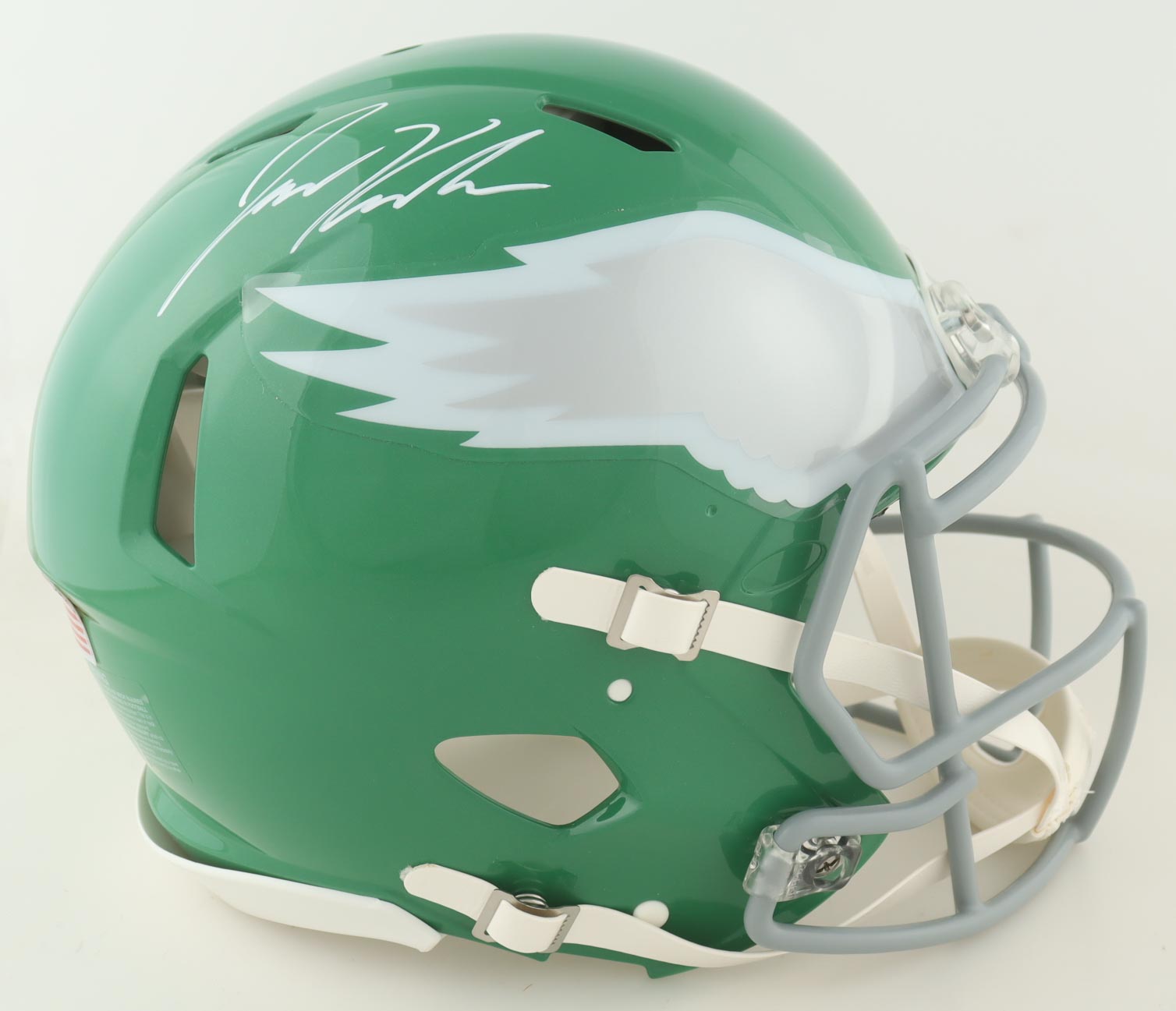 Jason Kelce Signed Eagles Full-Size Authentic On-Field Speed Helmet (JSA) at PristineAuction.com Jason Kelce Signed Eagles Full-Size Authentic On-Field Speed Helmet (JSA) at PristineAuction.com