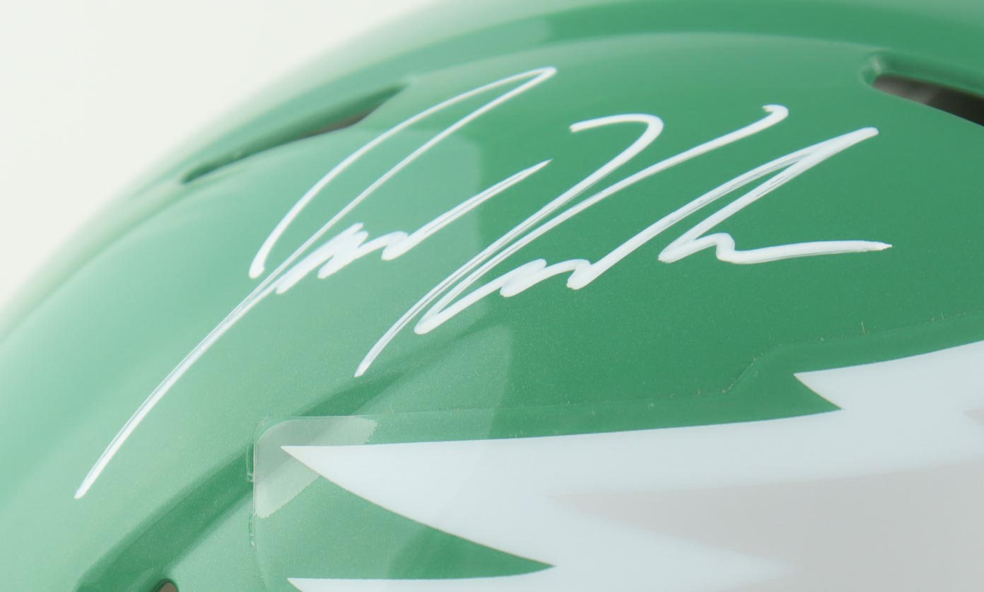 Jason Kelce Signed Eagles Full-Size Authentic On-Field Speed Helmet (JSA) at PristineAuction.com Jason Kelce Signed Eagles Full-Size Authentic On-Field Speed Helmet (JSA) at PristineAuction.com