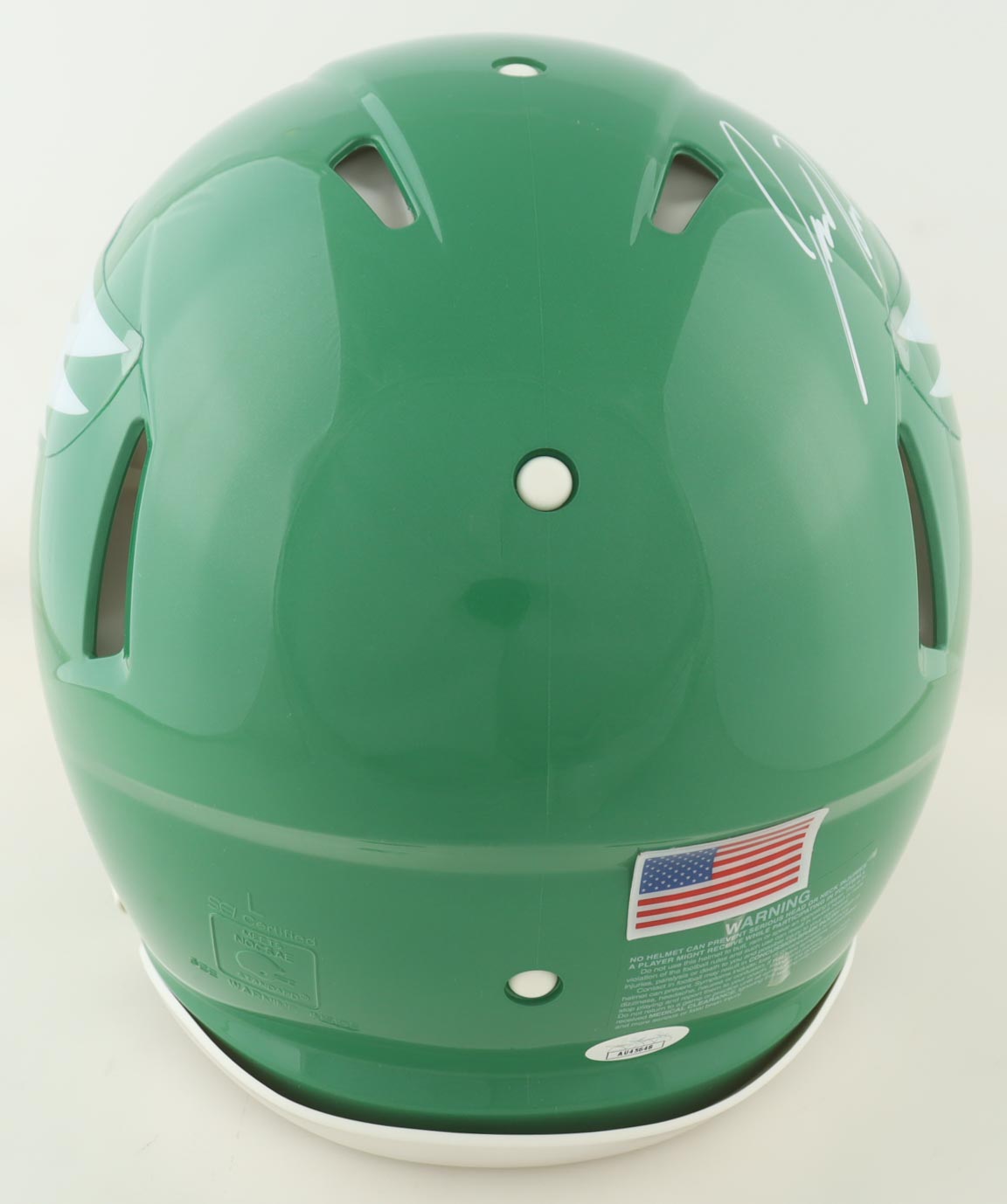 Jason Kelce Signed Eagles Full-Size Authentic On-Field Speed Helmet (JSA) at PristineAuction.com Jason Kelce Signed Eagles Full-Size Authentic On-Field Speed Helmet (JSA) at PristineAuction.com