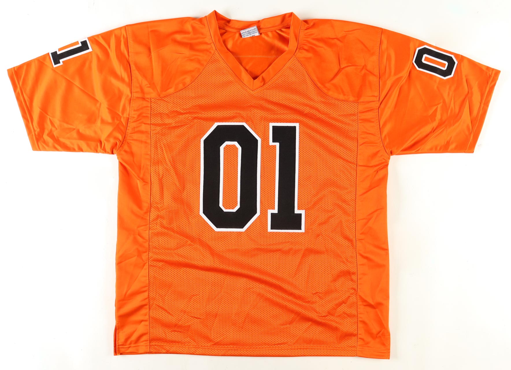 John Schneider, Catherine Bach & Tom Wopat Signed "The Dukes of Hazzard" Jersey Inscribed "Bo", "Daisy" & "Luke" (JSA) at PristineAuction.com John Schneider, Catherine Bach & Tom Wopat Signed "The Dukes of Hazzard" Jersey Inscribed "Bo", "Daisy" & "Luke" (JSA) at PristineAuction.com