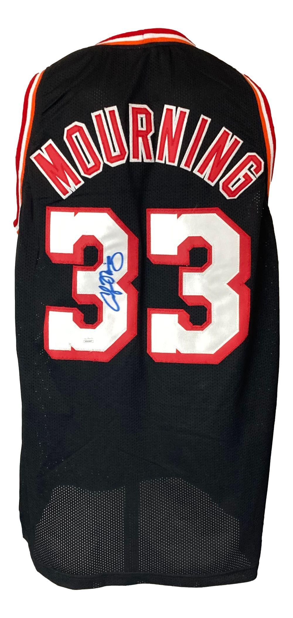 Alonzo Mourning Signed Jersey (JSA) at PristineAuction.com Alonzo Mourning Signed Jersey (JSA) at PristineAuction.com