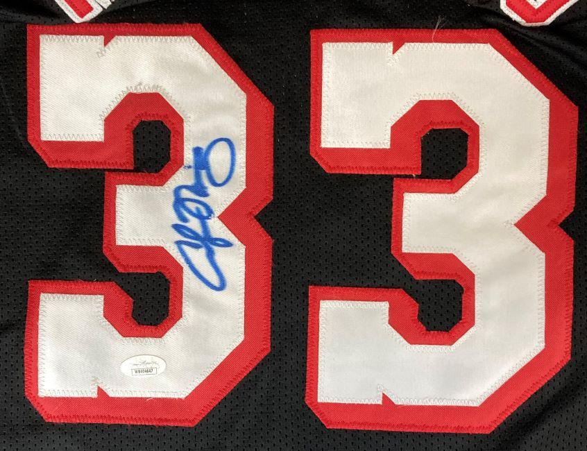 Alonzo Mourning Signed Jersey (JSA) at PristineAuction.com Alonzo Mourning Signed Jersey (JSA) at PristineAuction.com