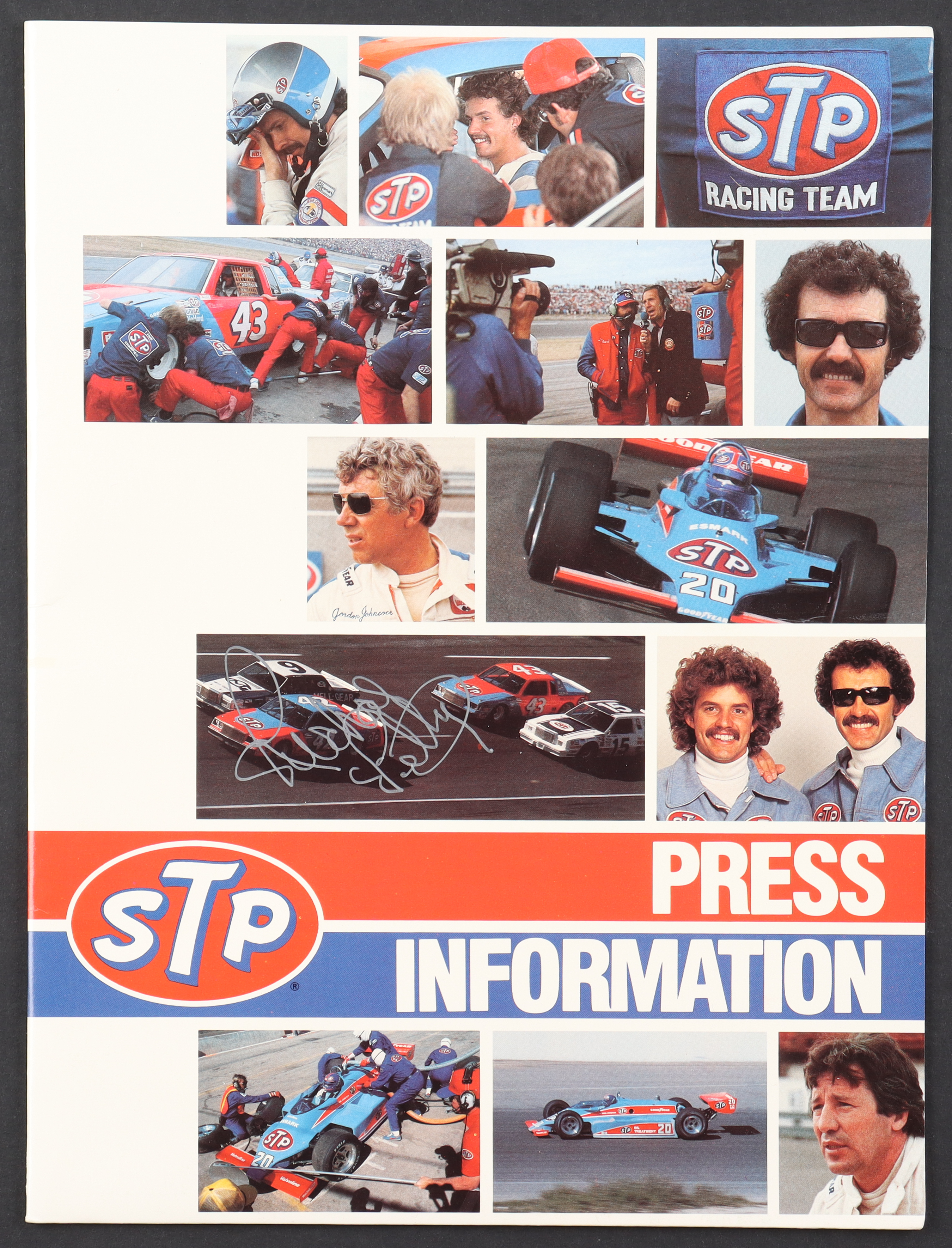 Richard Petty Signed Original 1981 STP Racing Team Press Information ...
