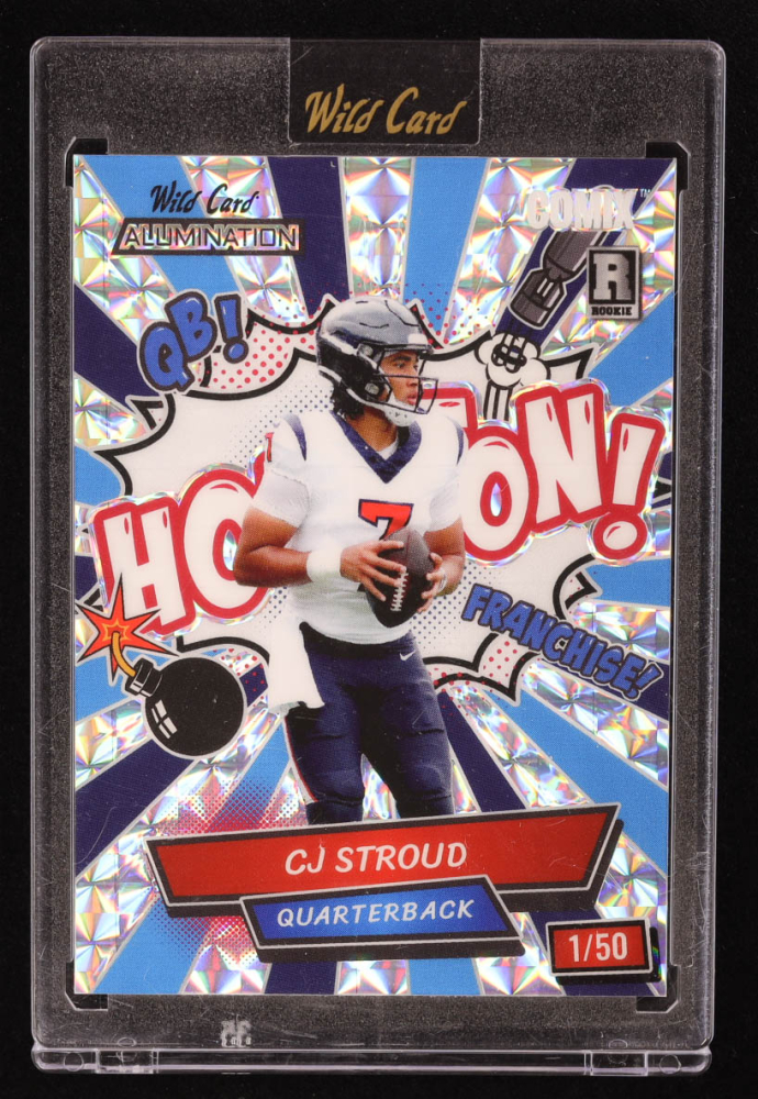 2023 Wild Card Alumination Comix CJ Stroud #’d 16/25 Black