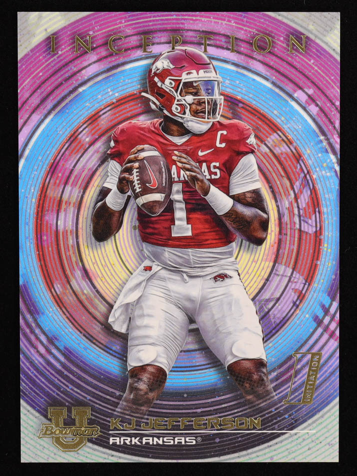 KJ Jefferson 2022-23 Bowman Inception University #91 RC at PristineAuction.com KJ Jefferson 2022-23 Bowman Inception University #91 RC at PristineAuction.com