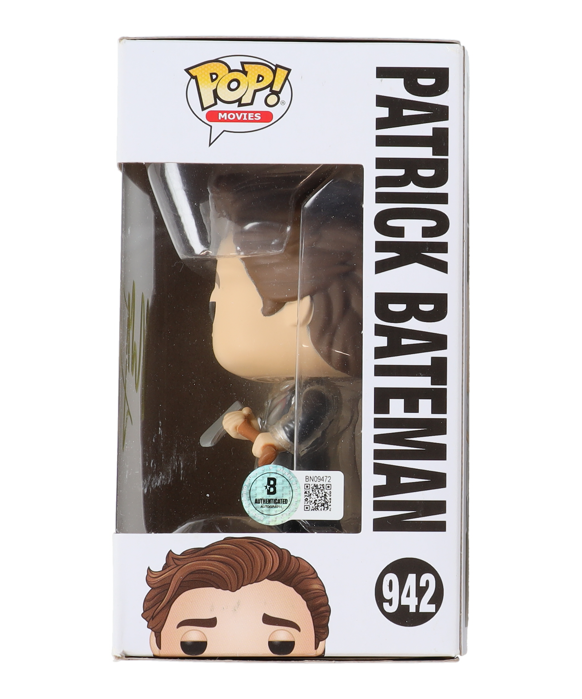 Christian Bale Signed "American Psycho" #942 Patrick Bateman Funko Pop! Vinyl Figure (Beckett) at PristineAuction.com Christian Bale Signed "American Psycho" #942 Patrick Bateman Funko Pop! Vinyl Figure (Beckett) at PristineAuction.com