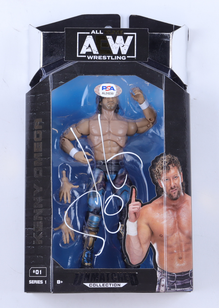 Kenny Omega Signed AEW Unmatched Collection Action Figure (PSA) at PristineAuction.com Kenny Omega Signed AEW Unmatched Collection Action Figure (PSA) at PristineAuction.com