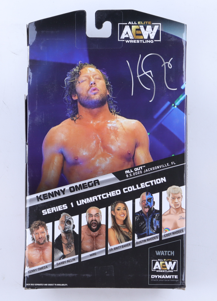 Kenny Omega Signed AEW Unmatched Collection Action Figure (PSA) at PristineAuction.com Kenny Omega Signed AEW Unmatched Collection Action Figure (PSA) at PristineAuction.com