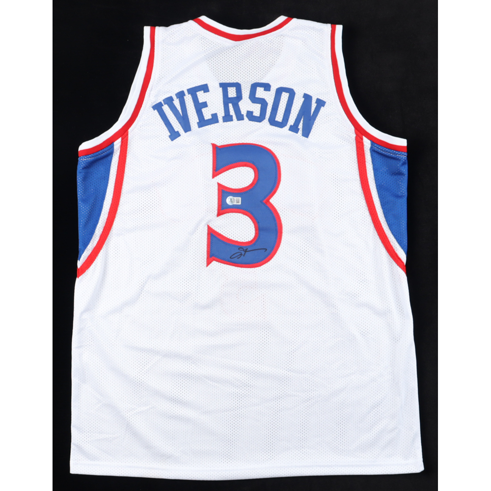 Allen Iverson Signed Jersey (Beckett) at PristineAuction.com