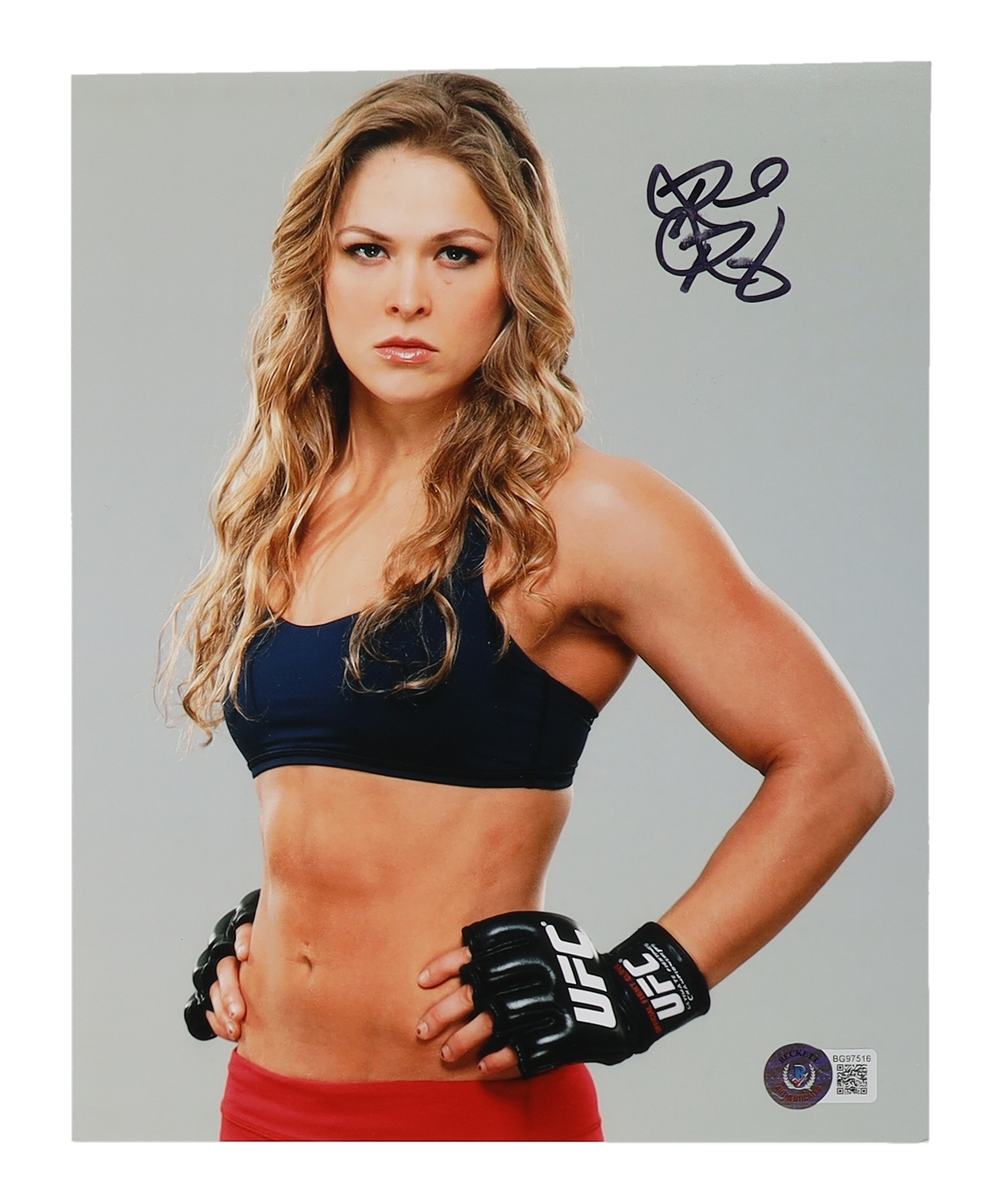 Ronda Rousey Signed UFC 8x10 Photo (Beckett) at PristineAuction.com Ronda Rousey Signed UFC 8x10 Photo (Beckett) at PristineAuction.com