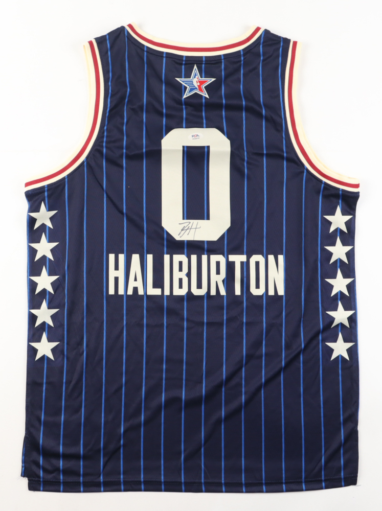 Tyrese Haliburton Signed 2024 All-Star Game Jersey (PSA) at PristineAuction.com Tyrese Haliburton Signed 2024 All-Star Game Jersey (PSA) at PristineAuction.com