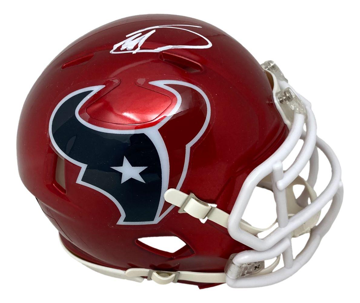Stefon Diggs Signed Texans Flash Alternate Speed Mini Helmet (Beckett) at PristineAuction.com Stefon Diggs Signed Texans Flash Alternate Speed Mini Helmet (Beckett) at PristineAuction.com