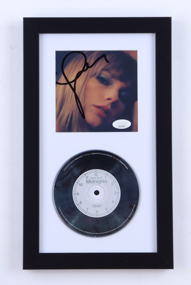 Signed Insert Cd Taylor Swift Signed Custom Framed