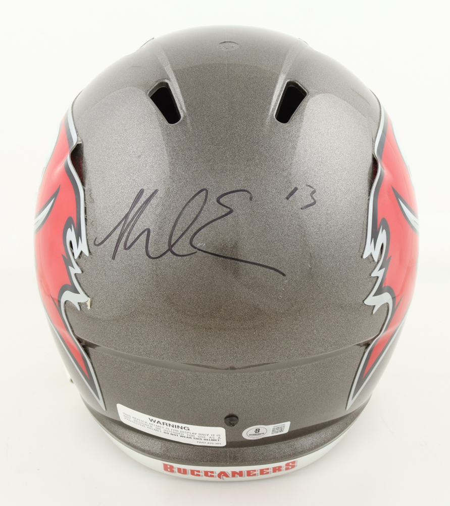 Mike Evans Signed Buccaneers Full-Size Speed Helmet (Beckett) at PristineAuction.com Mike Evans Signed Buccaneers Full-Size Speed Helmet (Beckett) at PristineAuction.com
