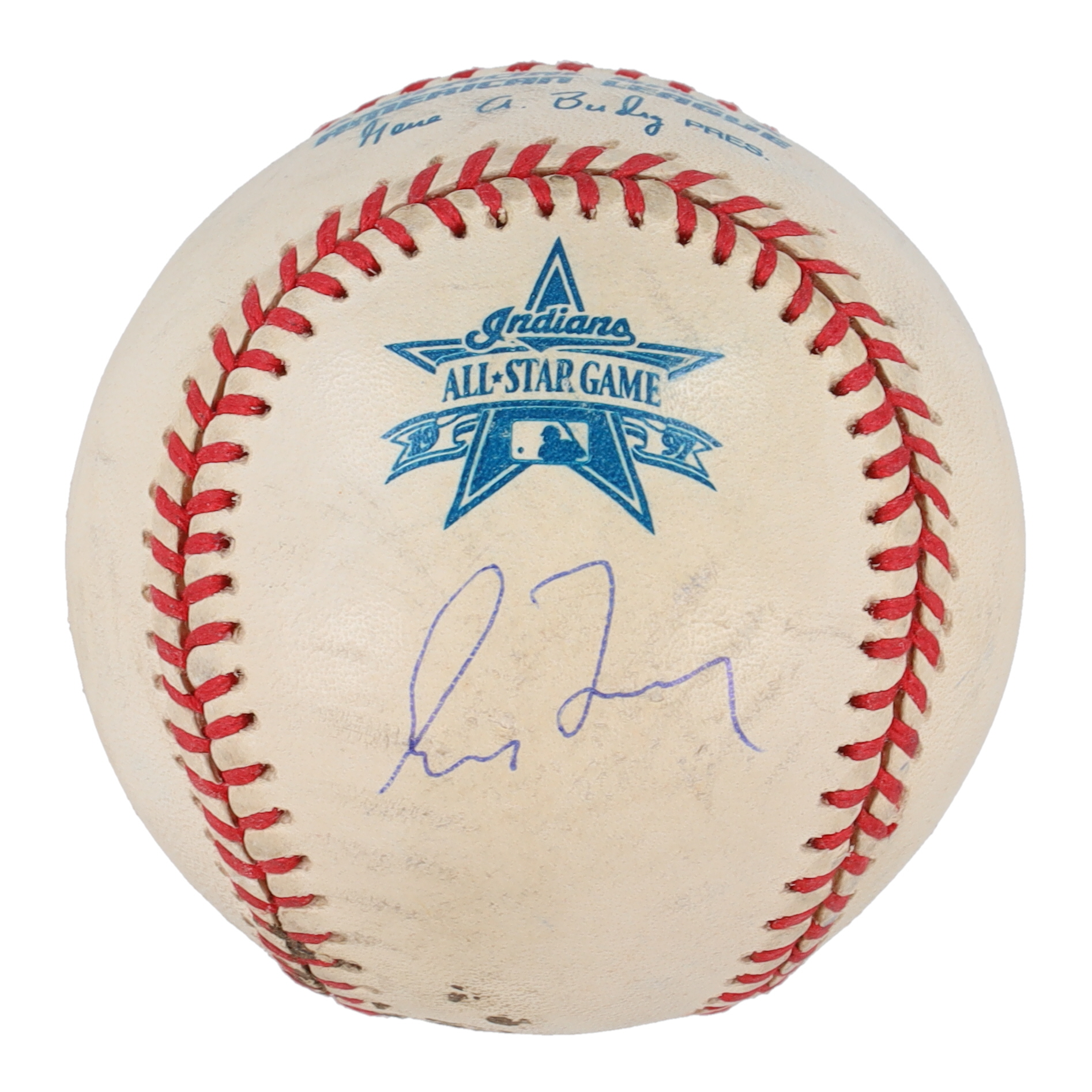 Greg Maddux Signed 1997 All-Star Game OAL Baseball (Beckett) at PristineAuction.com Greg Maddux Signed 1997 All-Star Game OAL Baseball (Beckett) at PristineAuction.com