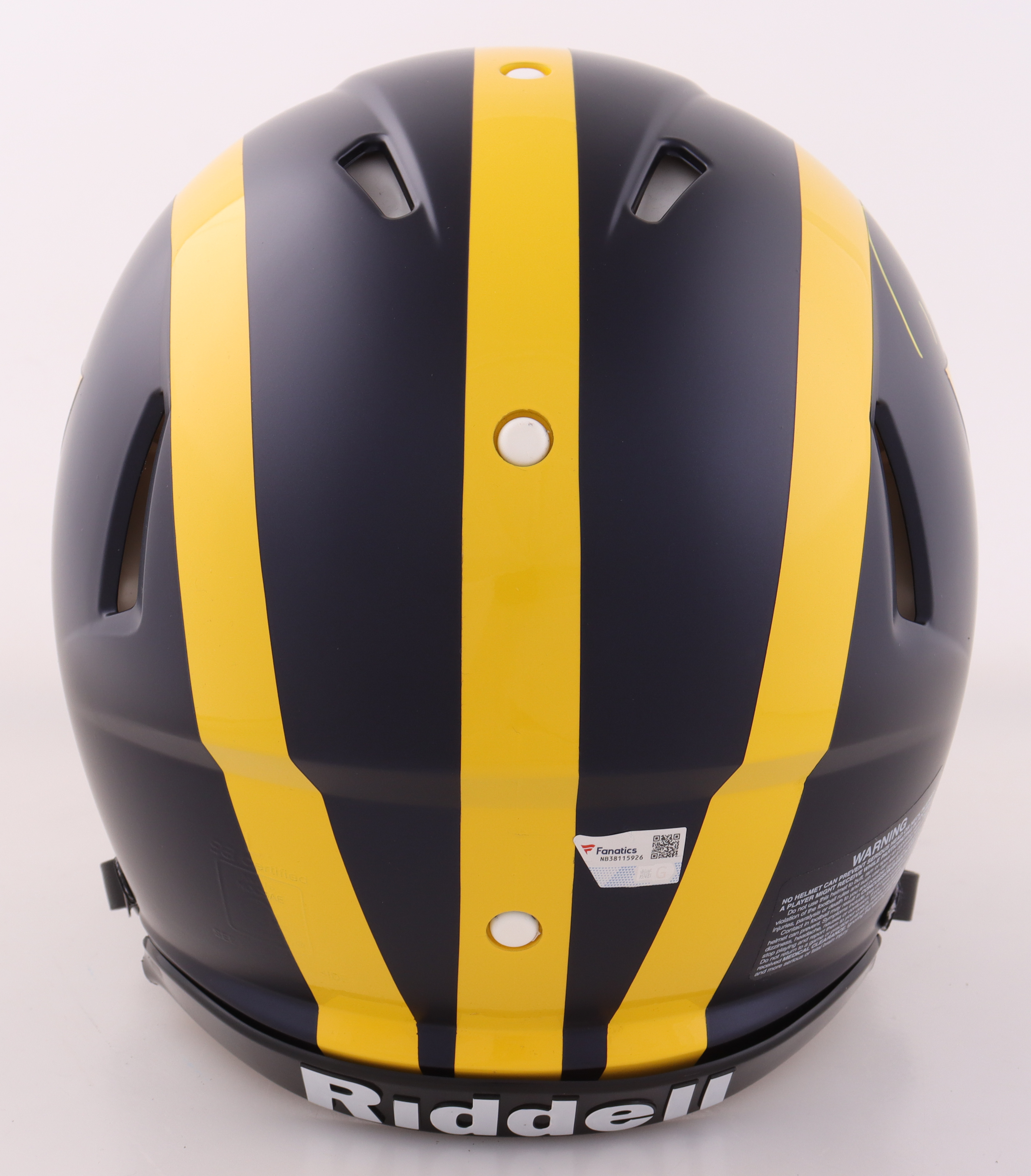 Tom Brady Signed Michigan Wolverines Full-Size Authentic On-Field Speed Helmet (Fanatics) at PristineAuction.com Tom Brady Signed Michigan Wolverines Full-Size Authentic On-Field Speed Helmet (Fanatics) at PristineAuction.com