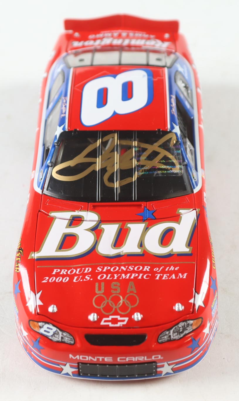 Dale Earnhardt Jr. Signed NASCAR #8 Budweiser / U.S. Olympic Team 2000 Monte Carlo - 1:24 Premium Diecast Car (Dale Jr.) at PristineAuction.com Dale Earnhardt Jr. Signed NASCAR #8 Budweiser / U.S. Olympic Team 2000 Monte Carlo - 1:24 Premium Diecast Car (Dale Jr.) at PristineAuction.com