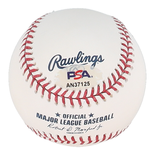 Matt Chapman Signed OML 50th Anniversary Athletics Logo Baseball (PSA) at PristineAuction.com Matt Chapman Signed OML 50th Anniversary Athletics Logo Baseball (PSA) at PristineAuction.com