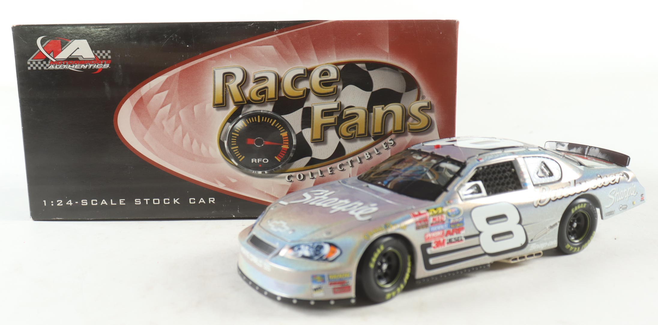 Dale Earnhardt Jr. Signed NASCAR #8 Sharpie 2007 Monte Carlo SS Mesma Chrome - 1:24 Premium Diecast Car (Dale Jr.) at PristineAuction.com Dale Earnhardt Jr. Signed NASCAR #8 Sharpie 2007 Monte Carlo SS Mesma Chrome - 1:24 Premium Diecast Car (Dale Jr.) at PristineAuction.com