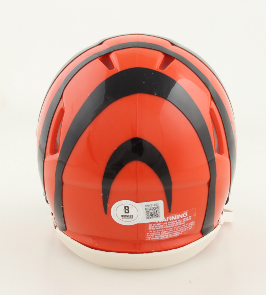 Chad "Ochocinco" Johnson Signed Bengals Speed Mini Helmet (Beckett) at PristineAuction.com Chad "Ochocinco" Johnson Signed Bengals Speed Mini Helmet (Beckett) at PristineAuction.com