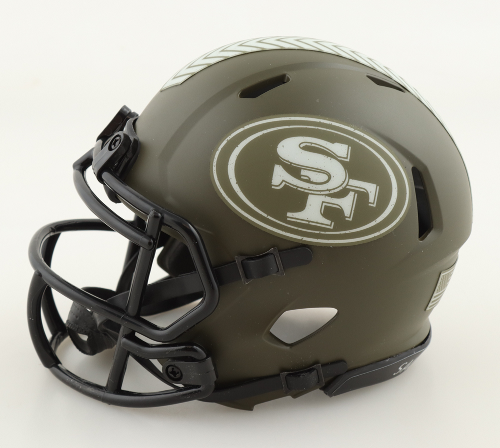 Frank Gore Signed 49ers Salute to Service Alternate Speed Mini Helmet (Beckett) at PristineAuction.com Frank Gore Signed 49ers Salute to Service Alternate Speed Mini Helmet (Beckett) at PristineAuction.com