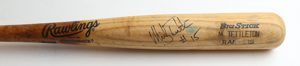 Mickey Tettleton Signed Game-Used Rawlings Big Stick Baseball Bat (Beckett) at PristineAuction.com Mickey Tettleton Signed Game-Used Rawlings Big Stick Baseball Bat (Beckett) at PristineAuction.com