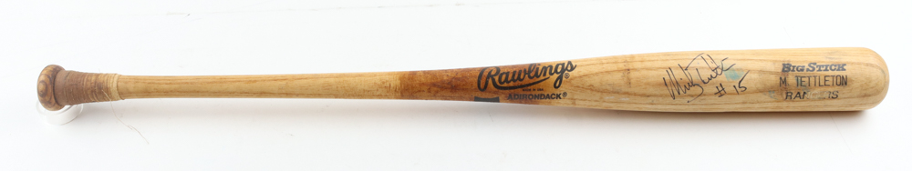 Mickey Tettleton Signed Game-Used Rawlings Big Stick Baseball Bat (Beckett) at PristineAuction.com Mickey Tettleton Signed Game-Used Rawlings Big Stick Baseball Bat (Beckett) at PristineAuction.com