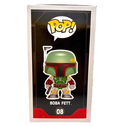 Daniel Logan Signed "Star Wars" #08 Boba Fett Funko POP! Vinyl Figure Inscribed "Boba Fett" (JSA) at PristineAuction.com Daniel Logan Signed "Star Wars" #08 Boba Fett Funko POP! Vinyl Figure Inscribed "Boba Fett" (JSA) at PristineAuction.com