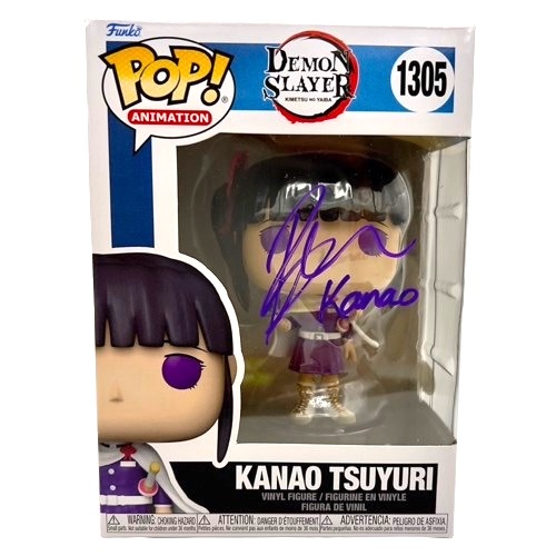 Brianna Knickerbocker Signed "Demon Slayer" #1305 Kanao Tsuyuri Funko POP! Vinyl Figure (JSA) at PristineAuction.com Brianna Knickerbocker Signed "Demon Slayer" #1305 Kanao Tsuyuri Funko POP! Vinyl Figure (JSA) at PristineAuction.com