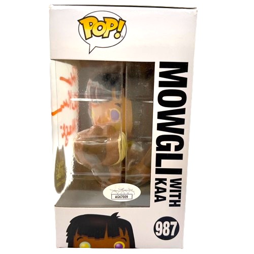 Bruce Reitherman Signed "The Jungle Book" #987 Mowgli with Kaa Funko Pop! Vinyl Figure Inscribed "Mowgli" (JSA) at PristineAuction.com Bruce Reitherman Signed "The Jungle Book" #987 Mowgli with Kaa Funko Pop! Vinyl Figure Inscribed "Mowgli" (JSA) at PristineAuction.com
