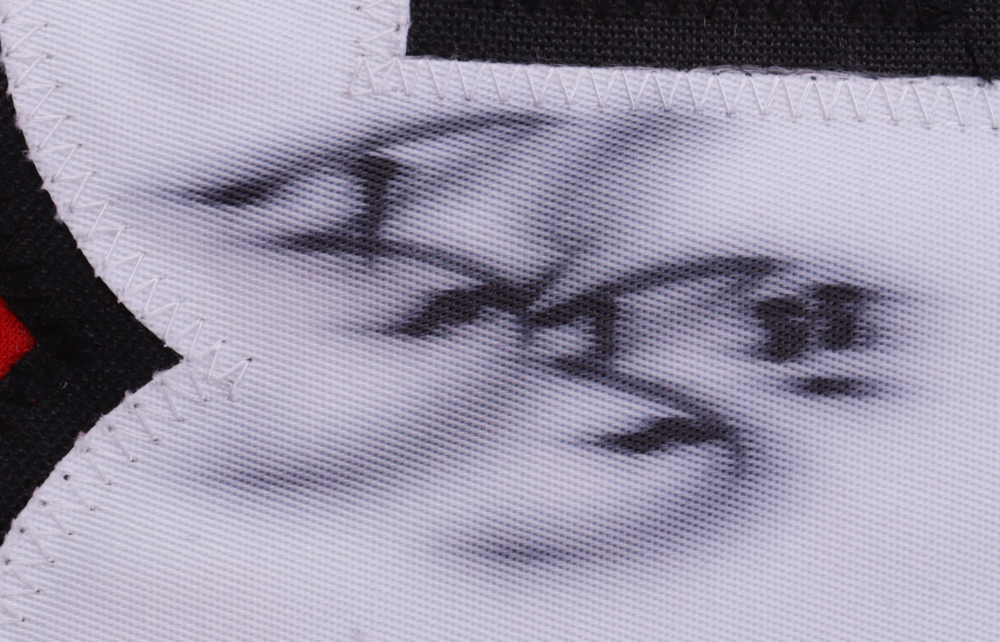 Brent Burns Signed #8 Jersey Swatch (YSMS & Burns) at PristineAuction.com Brent Burns Signed #8 Jersey Swatch (YSMS & Burns) at PristineAuction.com