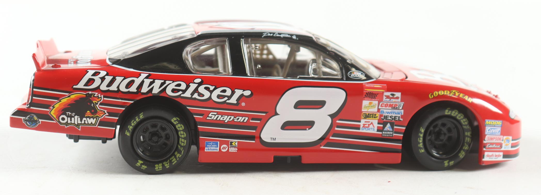 Dale Earnhardt Jr. Signed LE NASCAR #8 Budweiser 2000 Monte Carlo - 1:24 Scale Diecast Car (Dale Jr.) at PristineAuction.com Dale Earnhardt Jr. Signed LE NASCAR #8 Budweiser 2000 Monte Carlo - 1:24 Scale Diecast Car (Dale Jr.) at PristineAuction.com