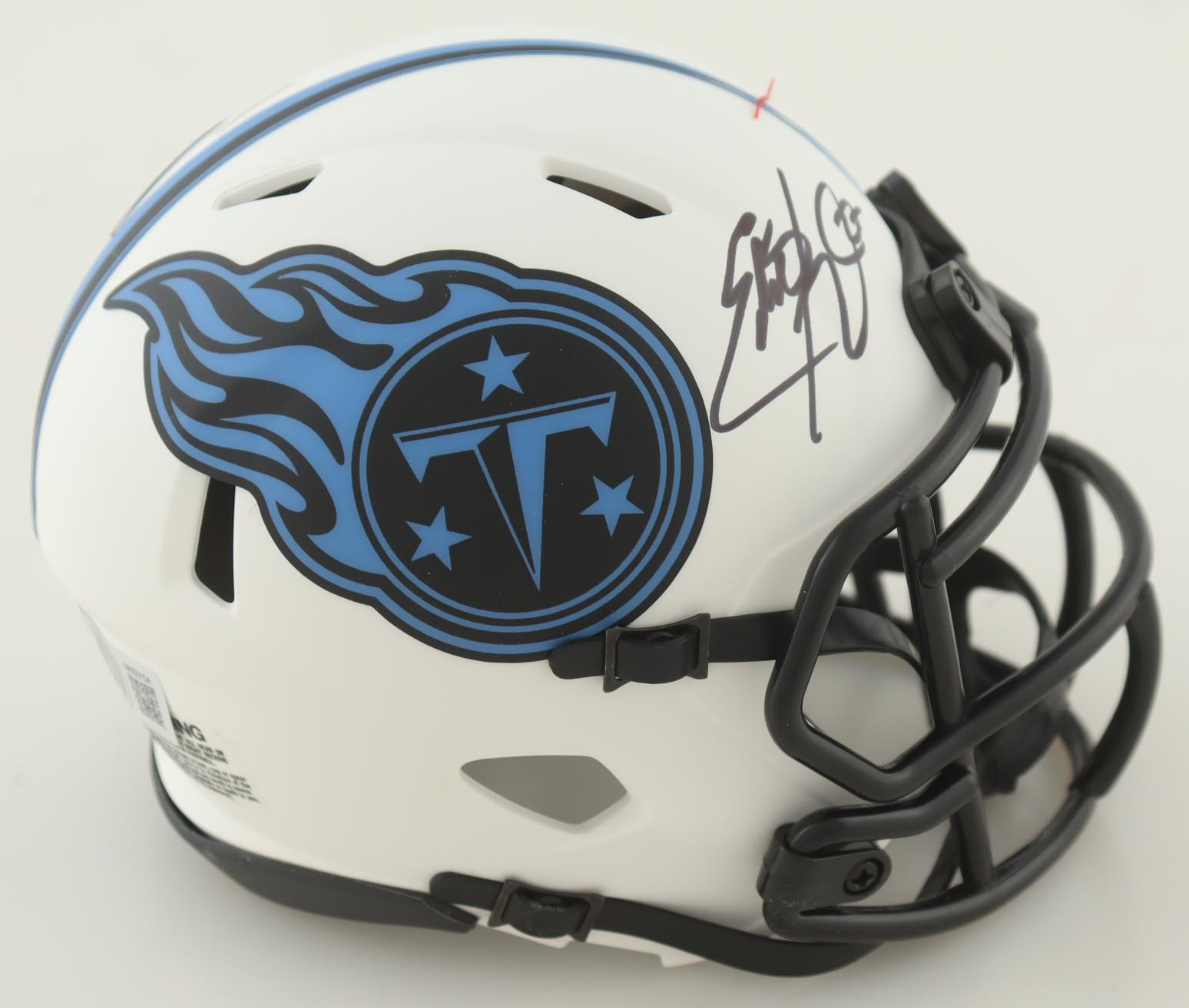 Eddie George Signed Titans Lunar Eclipse Alternate Speed Mini Helmet (Beckett) at PristineAuction.com Eddie George Signed Titans Lunar Eclipse Alternate Speed Mini Helmet (Beckett) at PristineAuction.com