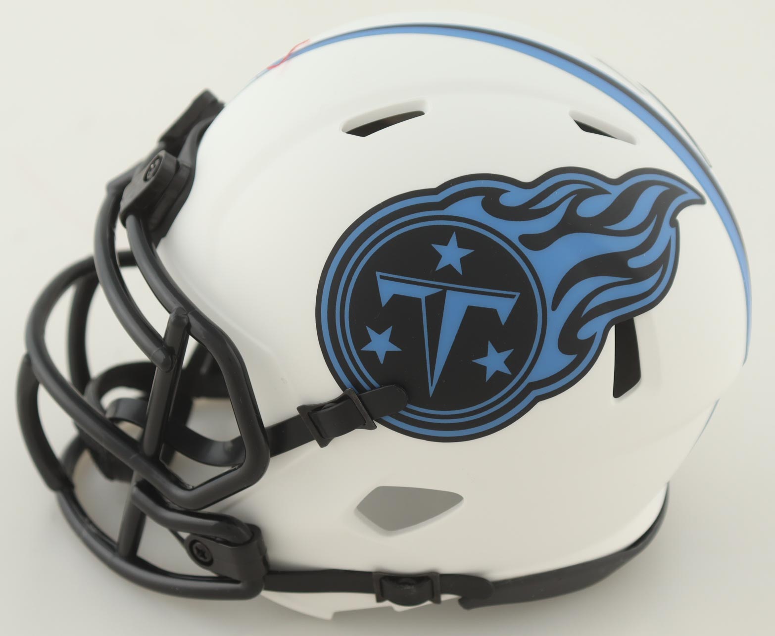 Eddie George Signed Titans Lunar Eclipse Alternate Speed Mini Helmet (Beckett) at PristineAuction.com Eddie George Signed Titans Lunar Eclipse Alternate Speed Mini Helmet (Beckett) at PristineAuction.com