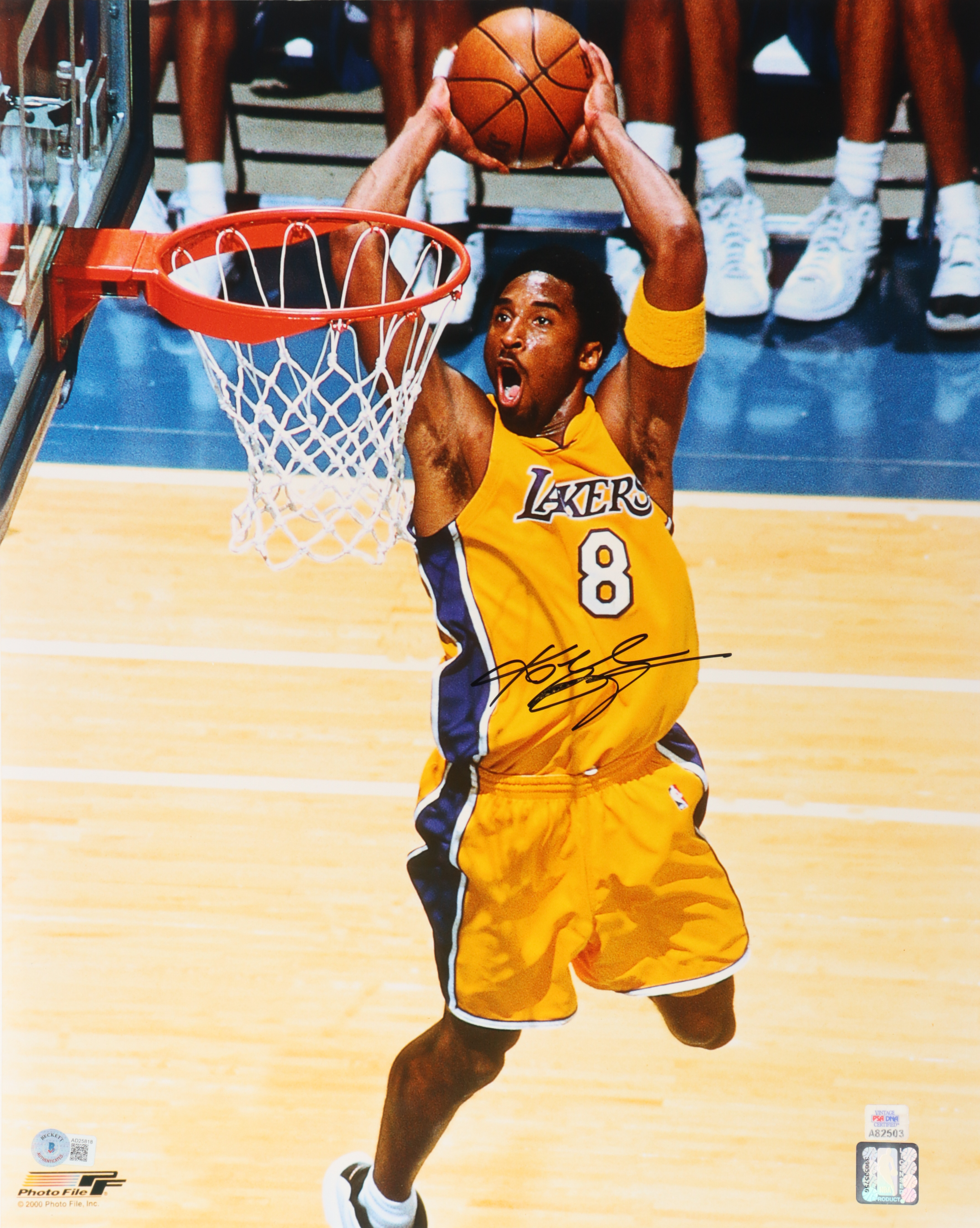 Kobe Bryant Signed Lakers 16x20 Photo (PSA & Beckett) at PristineAuction.com Kobe Bryant Signed Lakers 16x20 Photo (PSA & Beckett) at PristineAuction.com