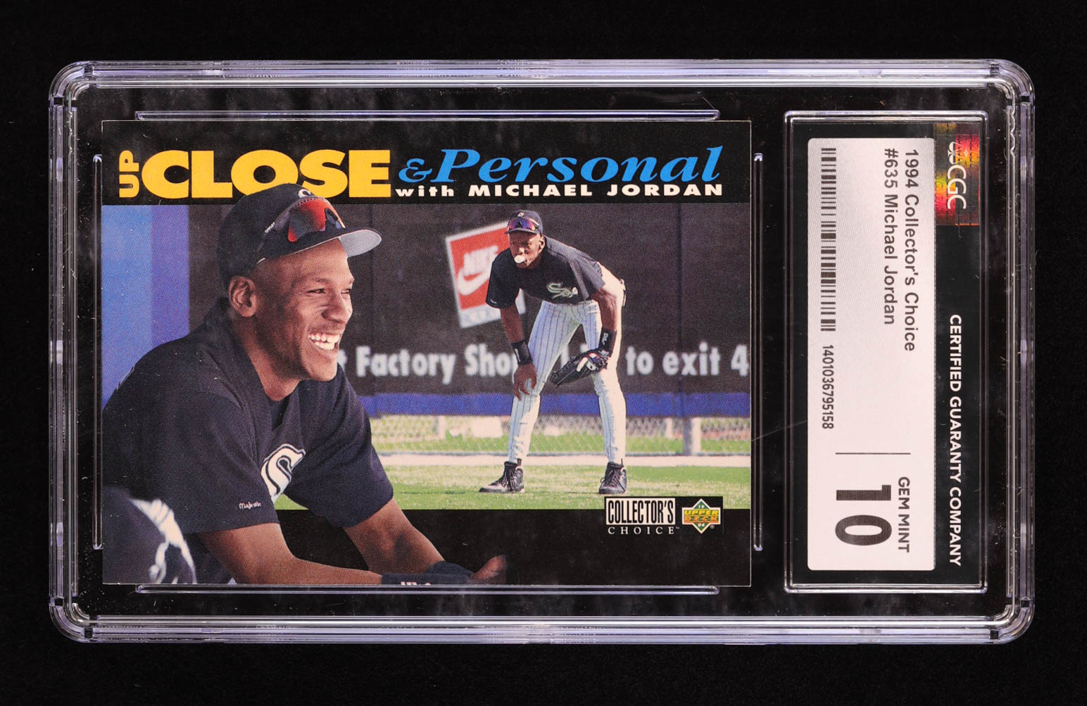 Michael Jordan 1994 Collector's Choice #635 (CGC 10) at PristineAuction.com Michael Jordan 1994 Collector's Choice #635 (CGC 10) at PristineAuction.com