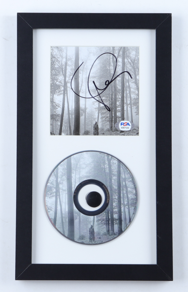 Taylor Swift Signed "Folklore" Custom Framed CD Album Cover Display (PSA) at PristineAuction.com Taylor Swift Signed "Folklore" Custom Framed CD Album Cover Display (PSA) at PristineAuction.com